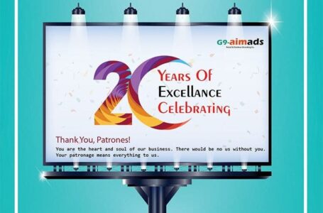 G9 Aim ads Celebrating 20 Years of Excelence