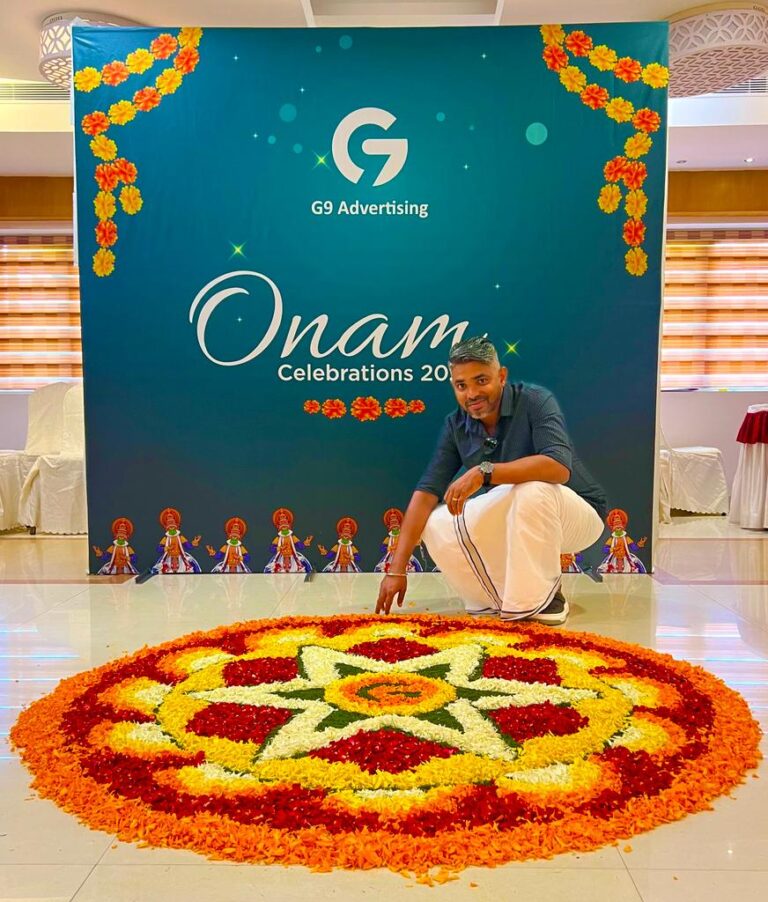 G9 Aim Ads Celebrates Onam 2023 in Grandeur at NM Royale County, Thripunithura